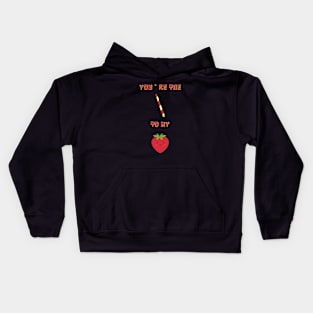 You`re the straw to my berry Kids Hoodie